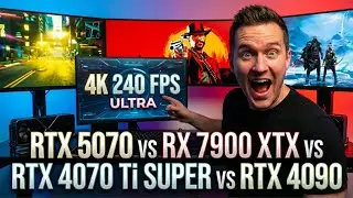 RTX 5070 vs RTX 4090 vs RX 7900 XTX vs RTX 4070 Ti SUPER: A Nova Gera&ccedil;&atilde;o Supera a Antiga? 4K Ultra