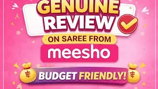 Order saree from meesho/ Budget friendly saree from meesho under 500 / Royal blue 💙 banarasi saree 