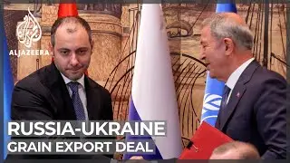 Russia, Ukraine sign UN-backed grain export deal