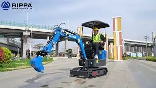 R10 mini excavator#miniexcavator #rippa #construction #chineseexcavator