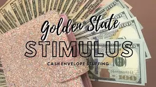 Golden State Stimulus II | Cash Envelope Stuffing | Sinking Funds & Savings!  | $975 |