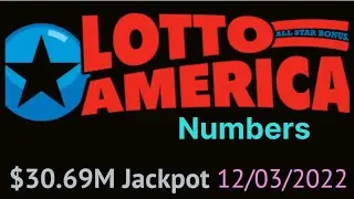 Lotto America Winning Numbers 3 December 2022. Lotto America Drawing Result Saturday 12/03/2022