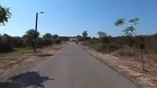 Akrotiri (Chypre) Route Akrotiri village vers Holy Monastery of St Nichols of the Cats, Gopro