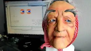Animatronic Head Gen III: Eye Mech Motion Test (w/ Mask)