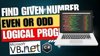Find Given number Even or Odd in VB.net| AGTAMILTECH