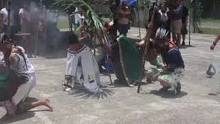 Preparation for the crowing of Maya Princess Xunan 2019