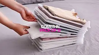Stacker Closet Mess Attacker Органайзер для футболок и брюк Я расхламляю ваше пространство