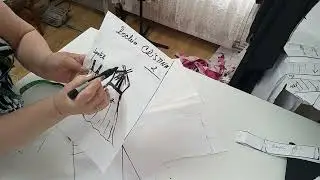 Modelul CRISTINA. pornind din tiparul de bază a rochiei clasice ,este gen halter partea1a