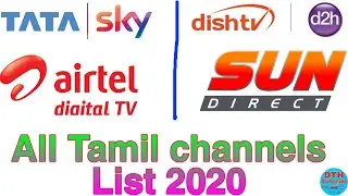 All DTH Tamil channels List in 2020/ DTH Tutorial tamil