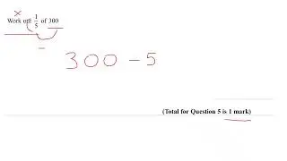 Fraction of an Amount KS2 Maths