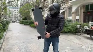 Электрический скейтборд Longboard 450Wx2 с двумя мотор-втулками / Dual Hub Motor Longboard 450Wx2