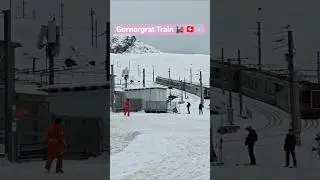 Gornergrat Railway in Zermatt Switzerland 🇨🇭❄️21 Dec 2025  #shortsfeed  #zermatt #viral  #gornergrat