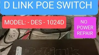 d'link switch repair ! poe switch repair  hindi