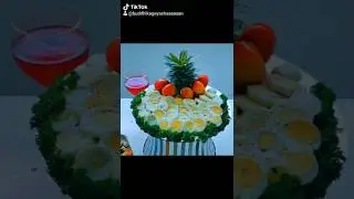 here for you....salad buffet garnish idea...🌷