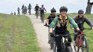 The San Jose Composite girls ride w/ Kate Courtney