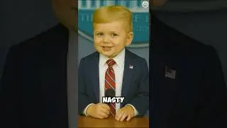 Baby Trump said that's a NASTY question goes viral 😤🍼 #shorts #trump #usa #news