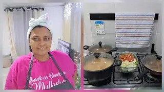 Almoço simples + limpeza da casa