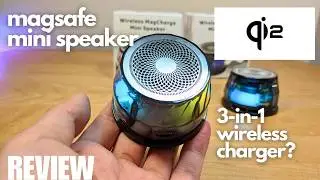 REVIEW: INNOGO MagSafe Mini Bluetooth Speaker - Qi Wireless Charger & Magnetic Phone Stand?