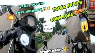 Truck driver gone rong😱||Highway top end chek🥵🏁ll Stanger 🤔#crazyvlog