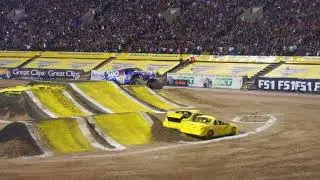 Monster Jam El Paso show 1 2018 - Two Wheel Skills Competition