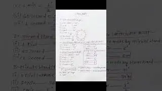 Clock Reasoning..⏰🕕 Trick Formula #shorts #notes #reasoning #youtubeshorts