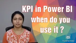 KPI in Power BI | Key Performance Indicators in Power BI | Power BI Interview questions