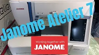 Introduction to the Janome Atelier 7 - My favourite feature so far and how to thread the machine.