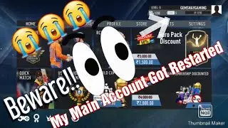 My Main Account Got Restarted || This Is Not Fair RC20 😭😭 || Beaware