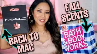 FALL 2020 BATH & BODY WORKS HAUL + FALL 2020 MAC MAKEUP HAUL | BACK TO MAC LIPSTICK HAUL