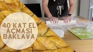 40 Kat El Açmasi Baklava Yaptim | Ceza Baklavasi