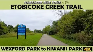 🚴&zwj;♂️ Etobicoke Creek Trail, Ontario 🌿4K Bike Ride