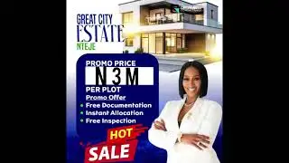 Great City Estate is a buy and build property at Nteje Onitsha, Anambra State selling for3M per plot