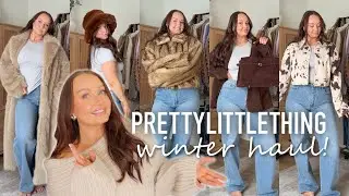 PRETTYLITTLETHING HAUL | winter to spring clothing for a midsize US 10 body type!