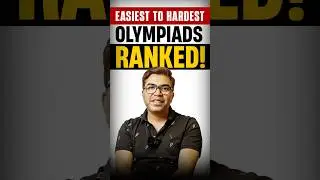 Which Olympiads are the most Difficult? | AP sir Ranks them #shorts #olympiad #nsejs #SOF #rank #jee