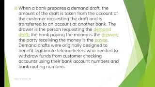 demand draft(DD)- negotiable instruments- banking and insurance
