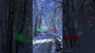 The first snow fall of 2025 in Iran Gilan Province Lahijan Siahkal city