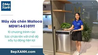 BepXANH.com | M&aacute;y rửa ch&eacute;n độc lập Malloca MDW14-S10TFT