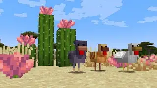 New Chicken and Desert Update!! Minecraft Snapshot Day!