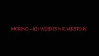 Morino - Ich werd es nie verstehn'