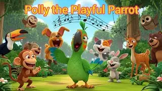 Parrot Rhymes For Kids#Poems #viral video#parrot song#parrot poem#cartoon vedio