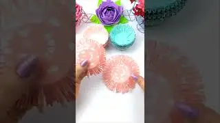 Easy Handmade Craft Flowers made of Cupcake Liners