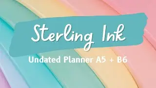 Sterling Ink Common Planner - B6 und A5 undatiert | Erster Eindruck | Deutsch ***Giveaway beendet***