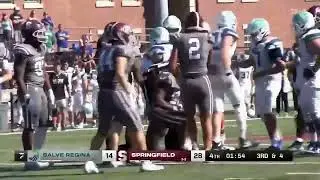 Salve Regina vs Springfield College Football Game Highlights | 2025 NEWMAC Football