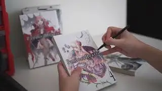 Pandora Hearts Manga Book Vol 4-11 ASMR (tapping flipping tracing)