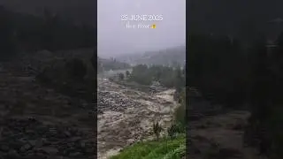Beas river  water level Rise  #beasriver  #himachal  #cloudburst  #floods #flood #himachalwheather