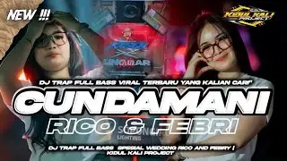 DJ TRAP FULL BASS CUNDAMANI  SPESIAL WEDDING RICO AND FEBRY || KIDUL KALI PROJECT 🎵