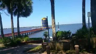 Beautiful  afternoon downtown  Riverwalk Stuart fl.