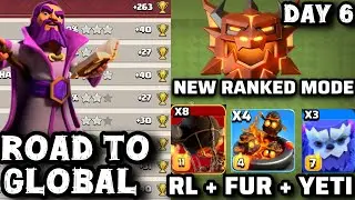 Th18- Day 5 | FB+FUR+YETI strategy | New ranked mode LL attacks | @ClashOfClans 