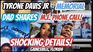 Tyrone Davis Jr. Dad Reveals Phone Call With M. E! Shocking Details Revealed! Family At Odds!#video 