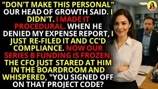 He Said 'Don't Make It Personal' – So I Froze His Series B With Compliance | #OfficeRevenge